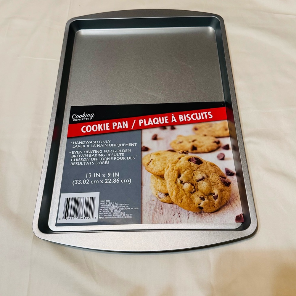 Concepts Steel Cookie Pan Steel Cookie Pan Size 13”x 9” Rectangle New - Picture 7 of 7